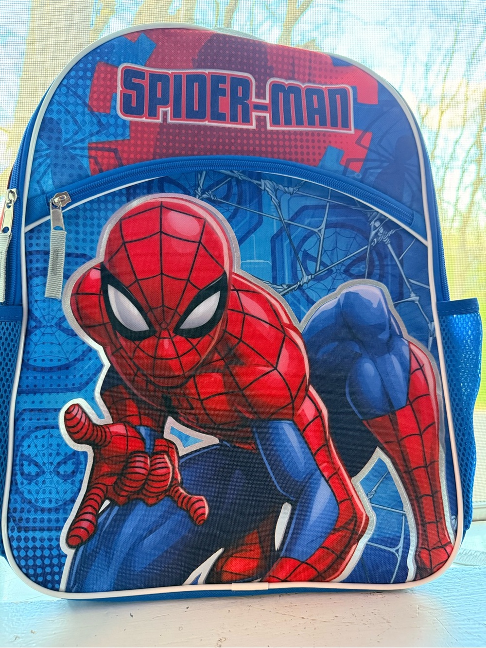 Marvel Spider-Man Kids Backpack in Red and Blue NWOT